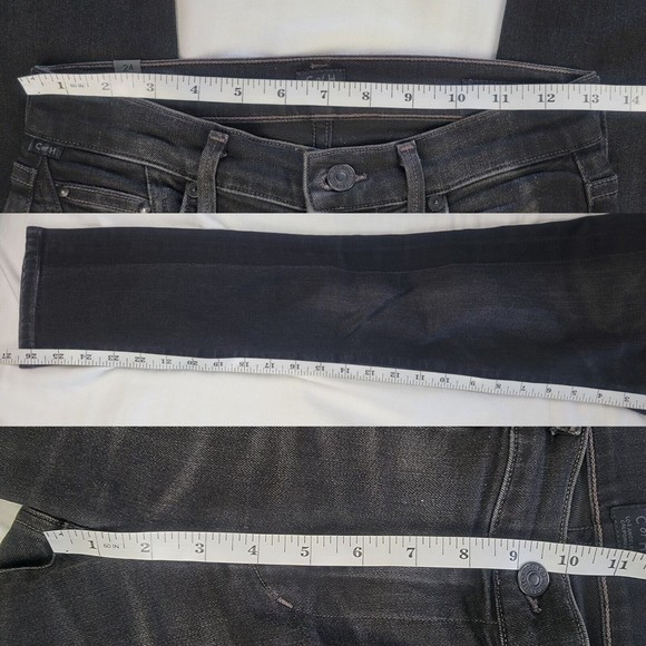 Aritzia COH Citizens of Humanity Rocket Crop Jeans Shadow Stripe Darkness - Picture 11 of 12